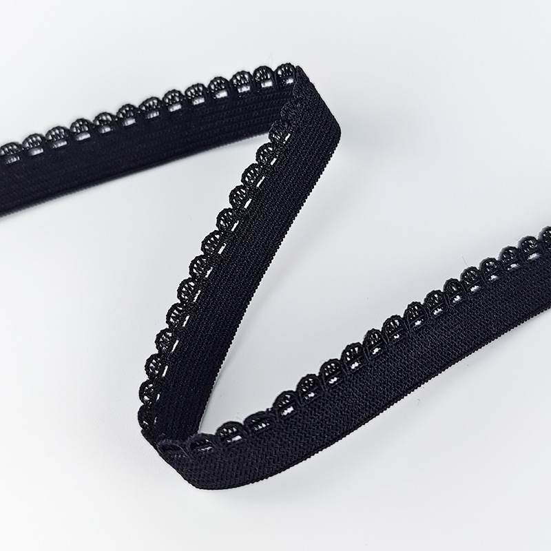 Lace Ribbon Trim - 100 Meter 10 mm gewelltes elastisches