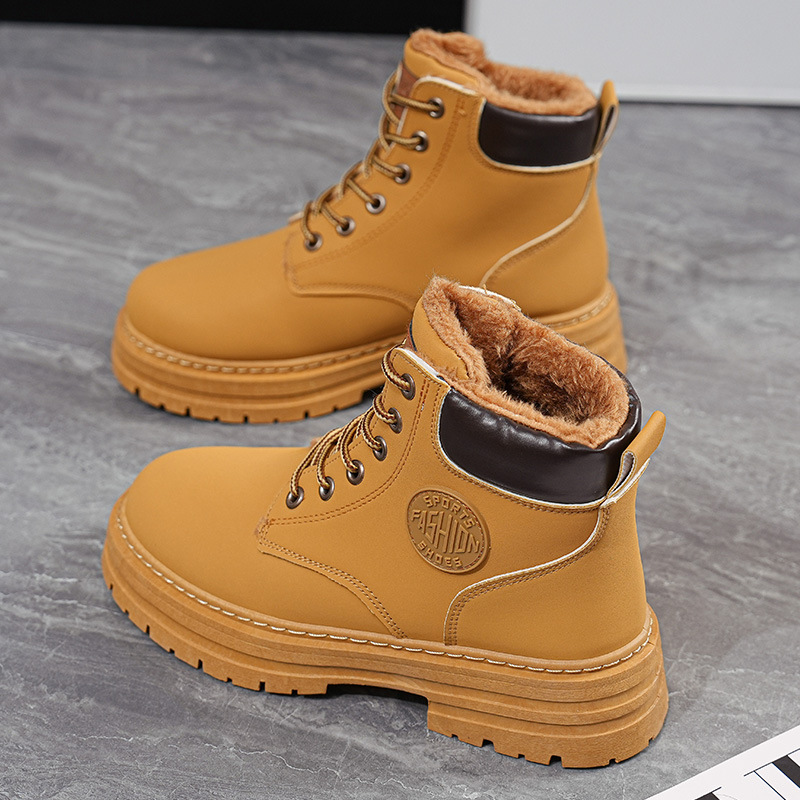 Guipure Lace Panel - Damenstiefel 2026 High-Top Arbeitsstiefel im britischen