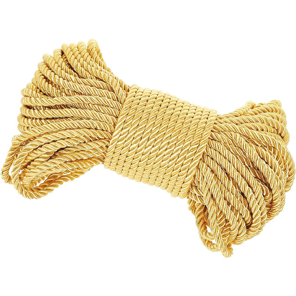 Cord Trim Twisted - 6mm Golds chnur 27 Yards Twisted