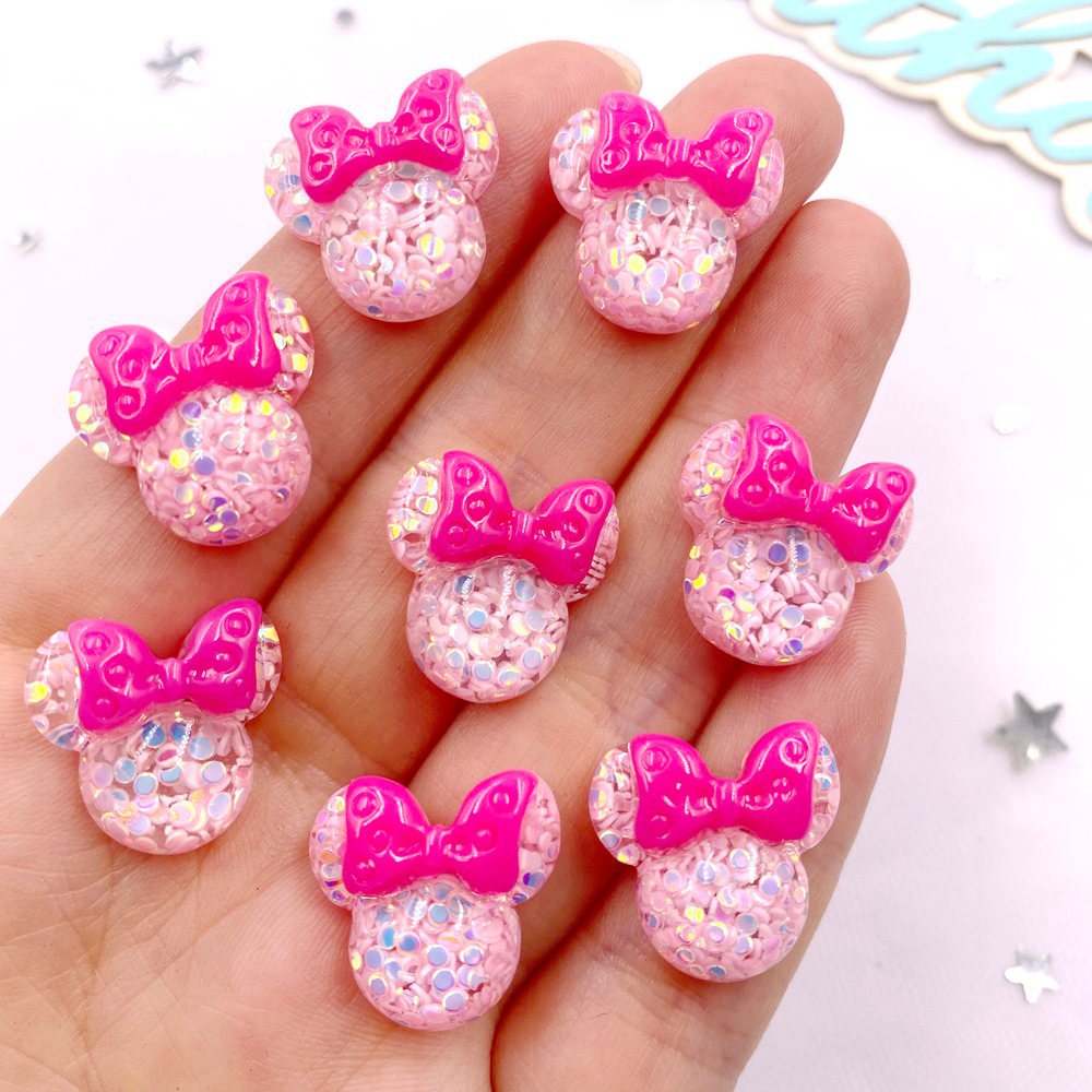 Embellishment Glue Craft - 20PCS Bunte Harz Mini Cartoon Bogen