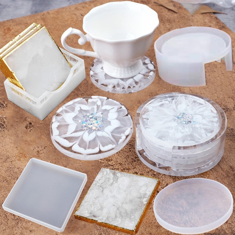 Craft Embellishment Storage - SNASAN Untersetzer-Form aus Silikon, Aufbewahrungsbox-Form, Handgemachtes