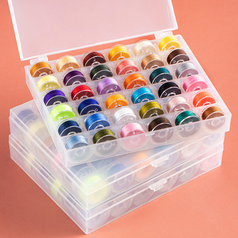 Neu【Nähspulen-Box-Set Nähmasch – Craft Embellishment Storage Bewertung und Preis