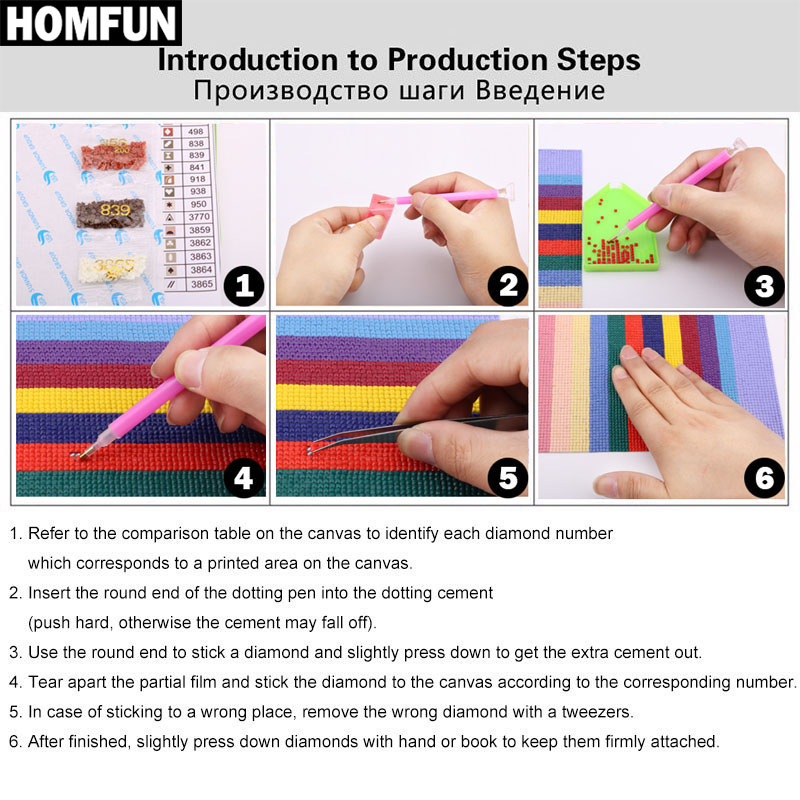 HOMFUN Vollquadrat/Runder Bohr – Craft Embellishment Storage Bewertung und Preis