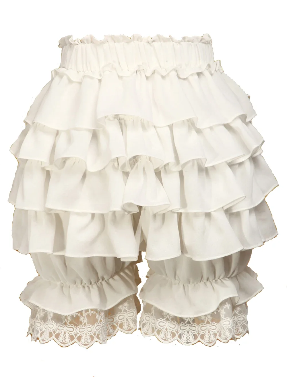 Weiße süße Loilita Bloomers Sc – Lace Ribbon Trim Bewertung und Preis