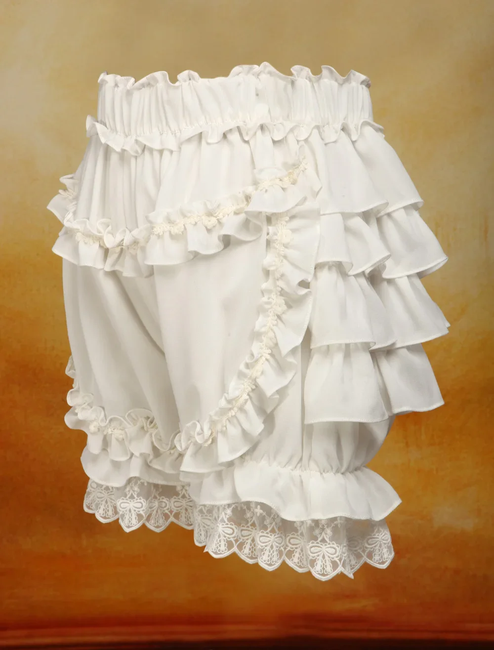 Weiße süße Loilita Bloomers Sc – Lace Ribbon Trim Bewertung und Preis