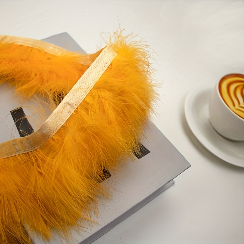 Flauschige Truthahnfedern-Bort – Feather Trim Marabou Bewertung und Preis