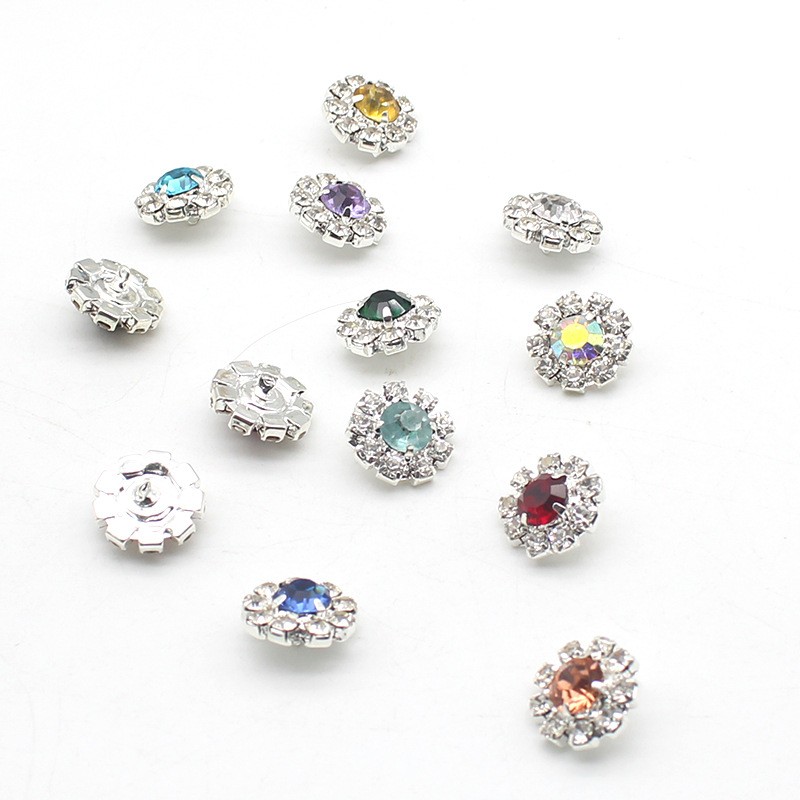 10Pcs 16MM Runde Metall Strass – Sew On Rhinestone Bewertung und Preis