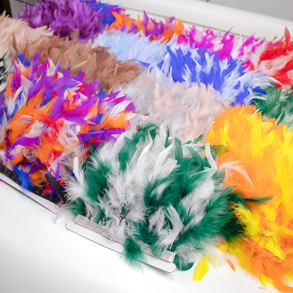 1M 5M 10M Zweifarbiger Truthah – Feather Trim Marabou Bewertung und Preis