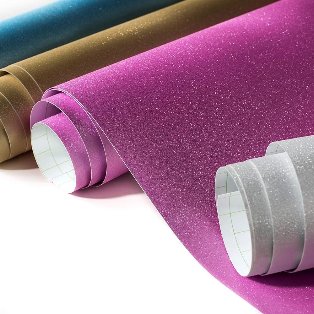 Intelligentes glitzerndes Viny – Glitter Vinyl Roll Bewertung und Preis