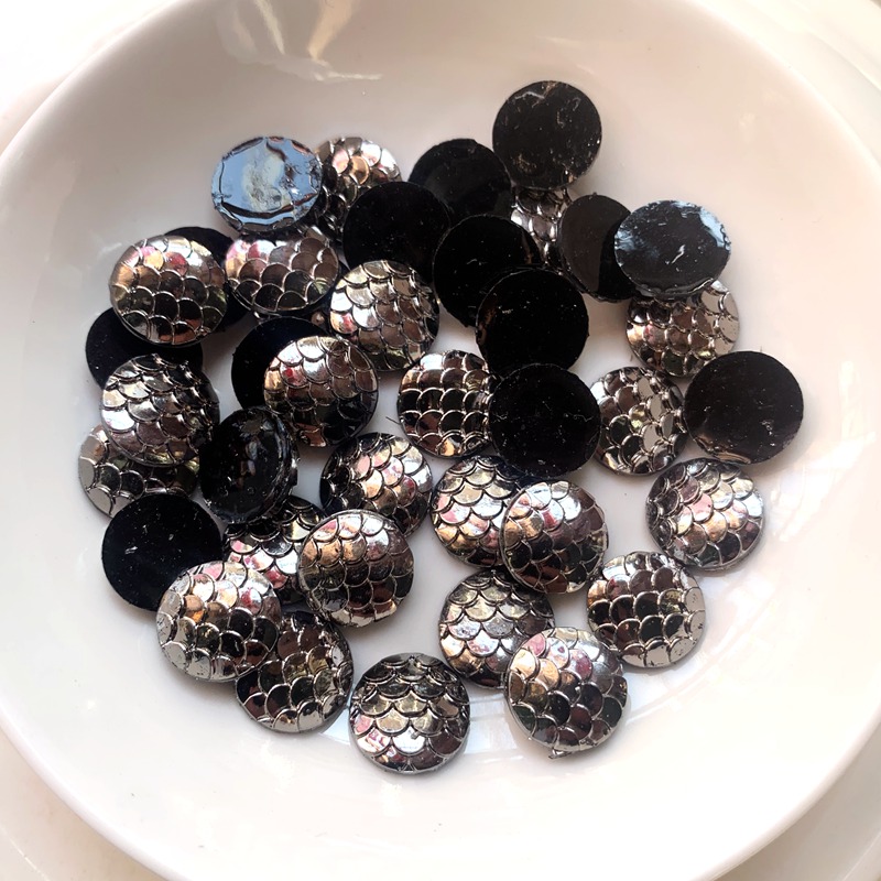 80 Stück 12 mm schwarze Metall – Embellishment Glue Craft Bewertung und Preis