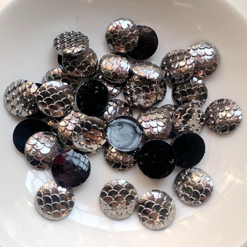 80 Stück 12 mm schwarze Metall – Embellishment Glue Craft Bewertung und Preis