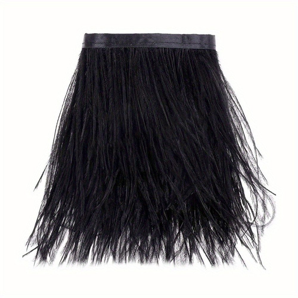 1M 8-10cm Schwarz Straußenfede – Feather Trim Marabou Bewertung und Preis