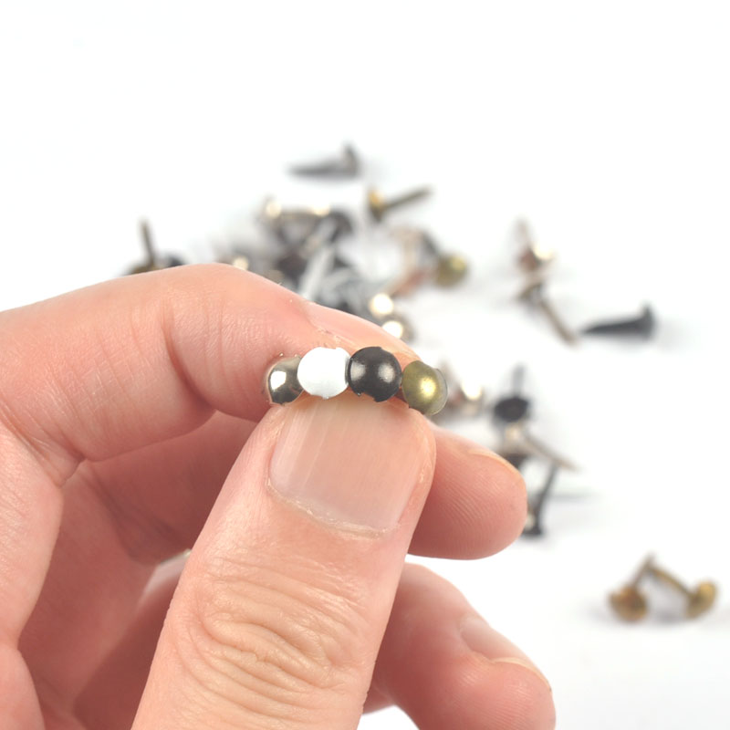 100 Stück Mini-Bolzen aus schw – Embellishments For Scrapbooking Bewertung und Preis