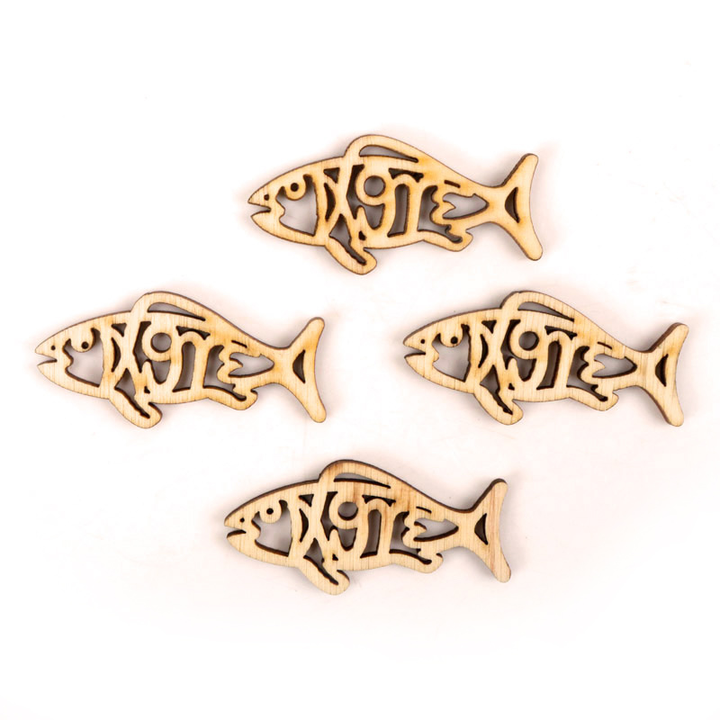 Holz niedlichen Fisch Form Kun – Embellishments For Scrapbooking Bewertung und Preis