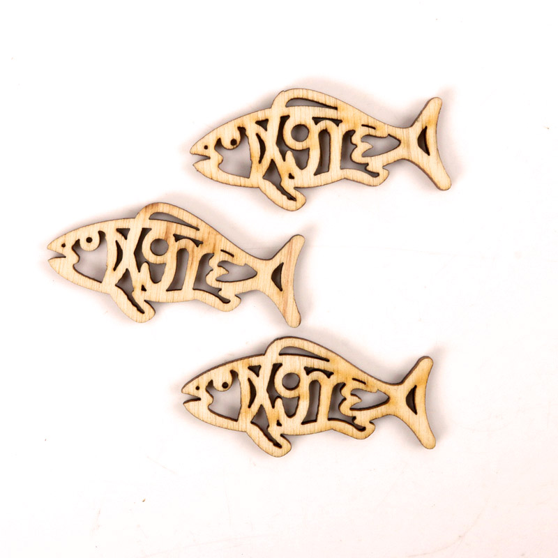 Holz niedlichen Fisch Form Kun – Embellishments For Scrapbooking Bewertung und Preis