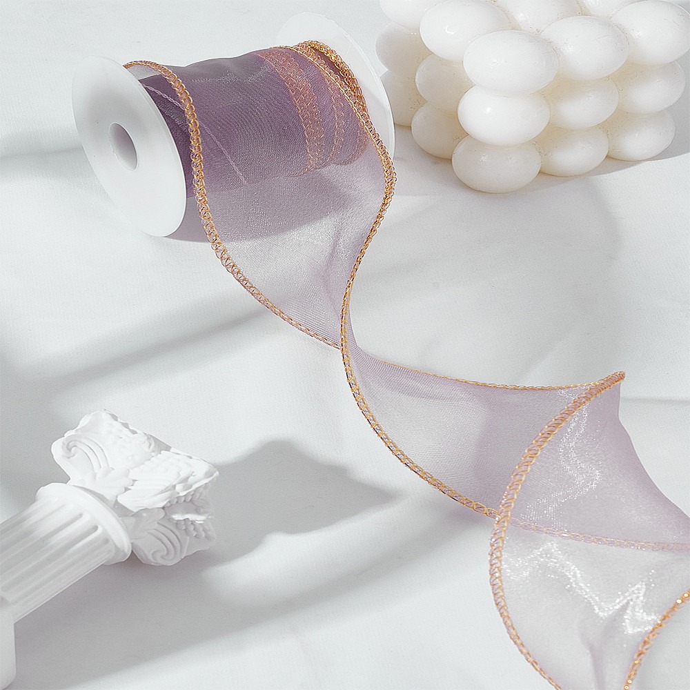5 Yards Polyester-Organzabände – Organza Ribbon Spool Bewertung und Preis
