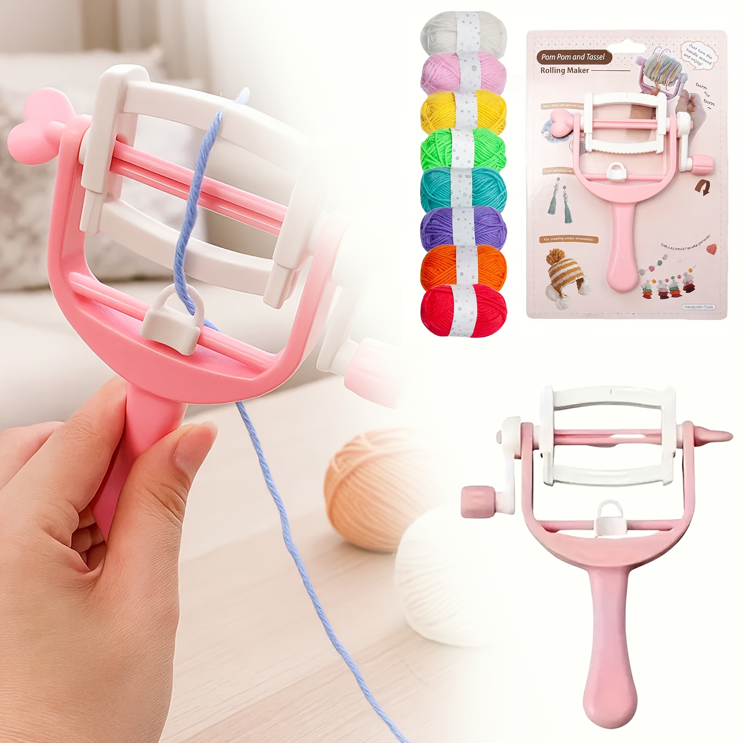 Handgekurbelte Wickelspule, Fe – Pom Pom Maker Tool Bewertung und Preis