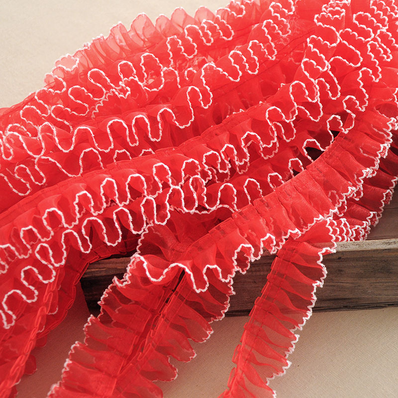 4CM Breite Luxus Weiß Guipure  – Fringe Ribbon Sewing Bewertung und Preis