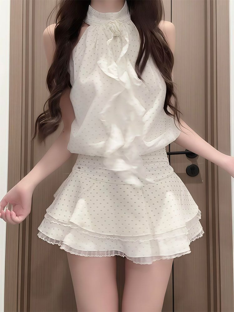 Französisches Süßes Polka-Dot  – Elastic Lace Trim Bewertung und Preis