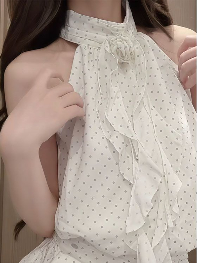 Französisches Süßes Polka-Dot  – Elastic Lace Trim Bewertung und Preis