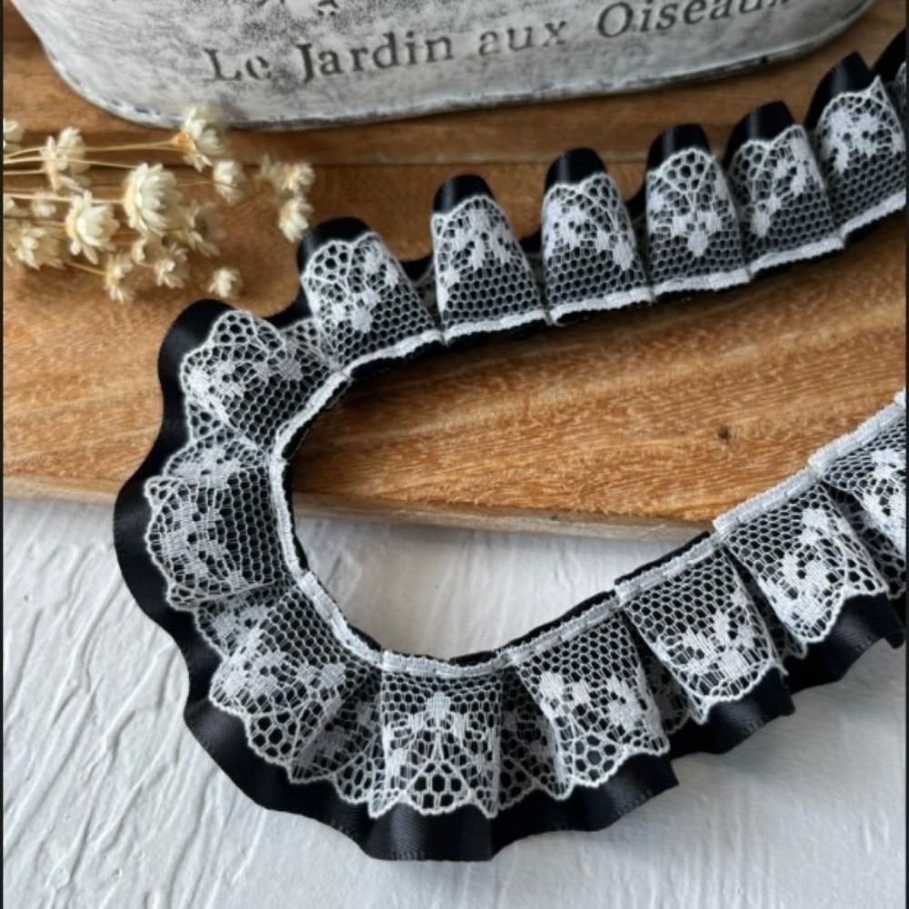 3 Meter Spitzenbänder, plissie – Lace Ribbon Trim Bewertung und Preis