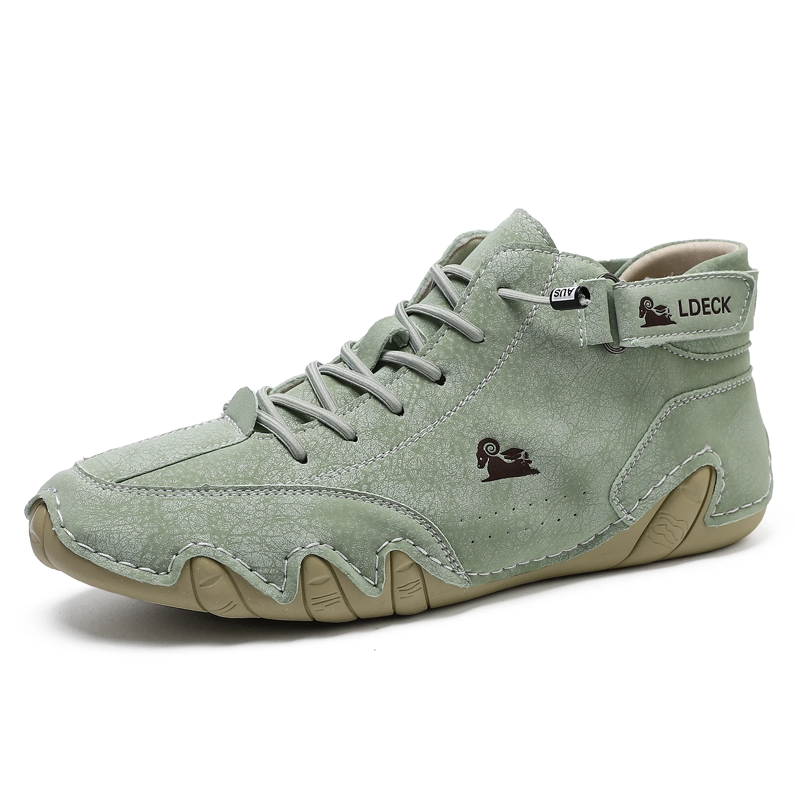 Herren Echtleder-Schuhe, Knöch – Guipure Lace Panel Bewertung und Preis