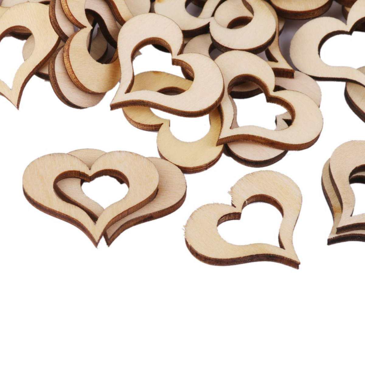 50 Stück Holzfarbene Bassholz- – Embellishments For Scrapbooking Bewertung und Preis