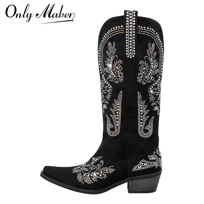 Only maker Frauen spitzen Zehe – Sew On Rhinestone Bewertung und Preis