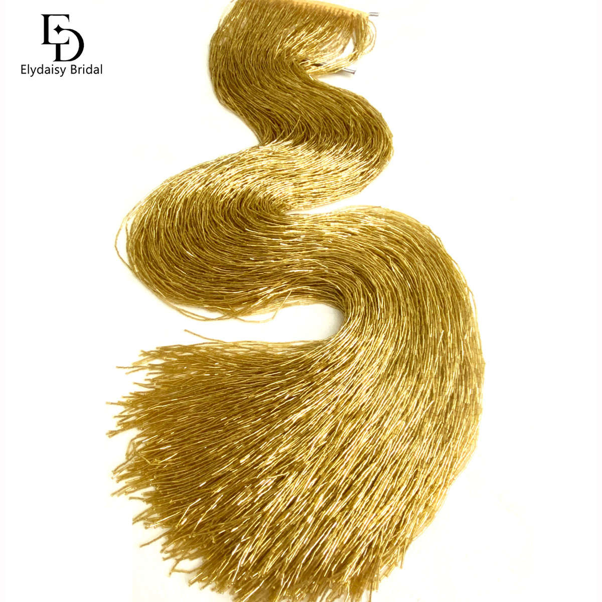 ELYDAISY 1 Meter Länge Champag – Fringe Ribbon Sewing Bewertung und Preis