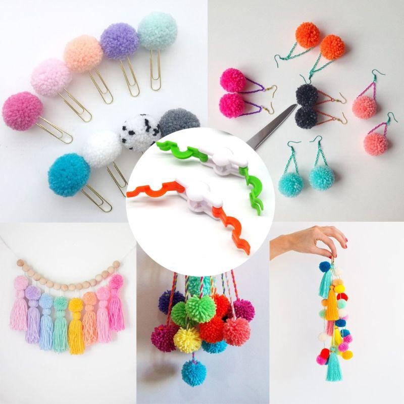 D8KF 2 Stück Pompom-Pom-Pom-Ma – Pom Pom Maker Tool Bewertung und Preis