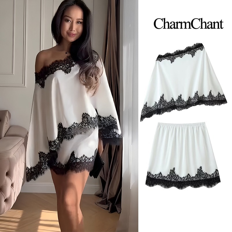CHARMCHANT Damen Satin-Spitzen – Elastic Lace Trim Bewertung und Preis