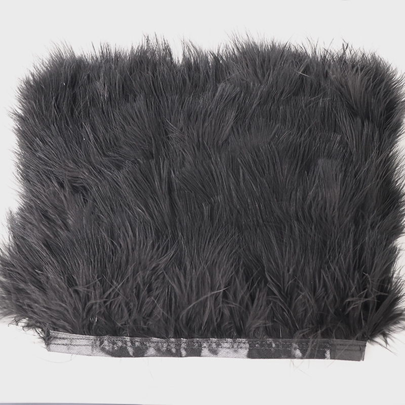 Schwarz-Weiße Truthahnfedern-B – Feather Trim Marabou Bewertung und Preis