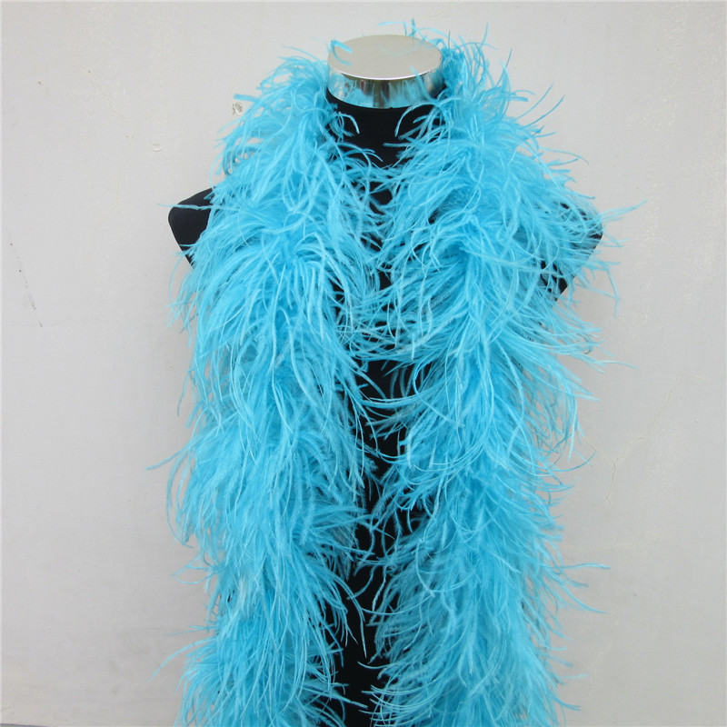 2 Meter 6-lagige weiße natürli – Feather Trim Marabou Bewertung und Preis