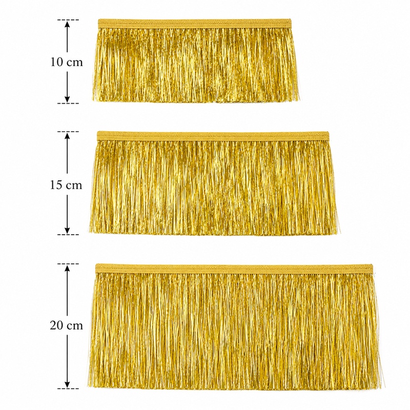 5/10M 10/15/20cm Pailletten-Qu – Fringe Ribbon Sewing Bewertung und Preis