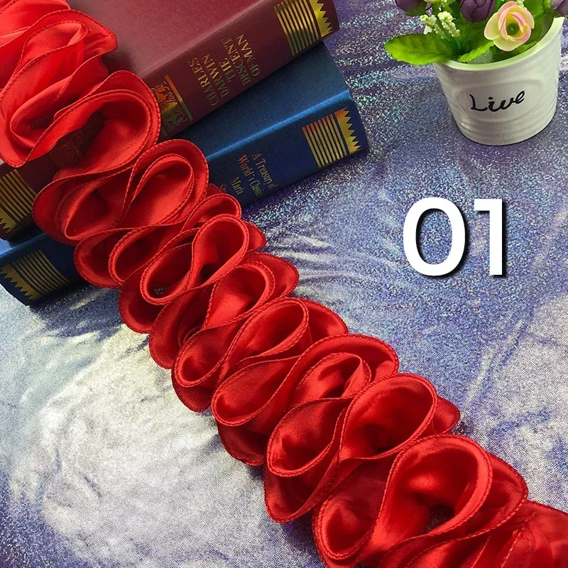 5 Yards Plissee Rüschenbesatz  – Fringe Ribbon Sewing Bewertung und Preis