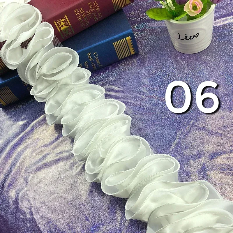 5 Yards Plissee Rüschenbesatz  – Fringe Ribbon Sewing Bewertung und Preis
